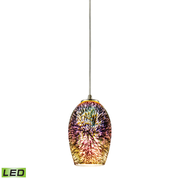 ELK Home - 10506/1-LED - LED Mini Pendant - Illusions - Satin Nickel from Lighting & Bulbs Unlimited in Charlotte, NC