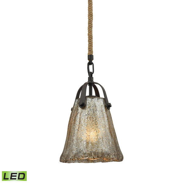 ELK Home - 10631/1-LED - LED Mini Pendant - Hand Formed Glass - Oil Rubbed Bronze from Lighting & Bulbs Unlimited in Charlotte, NC