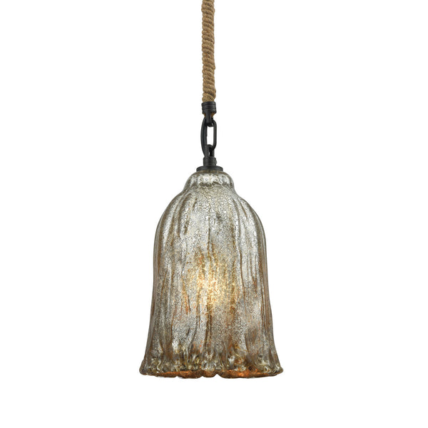 ELK Home - 10641/1 - One Light Mini Pendant - Hand Formed Glass - Oil Rubbed Bronze from Lighting & Bulbs Unlimited in Charlotte, NC