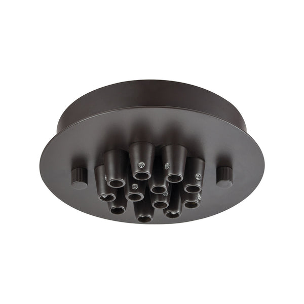 ELK Home - 12SR-OB - 12 Light Canopy - Pendant Options - Oil Rubbed Bronze from Lighting & Bulbs Unlimited in Charlotte, NC