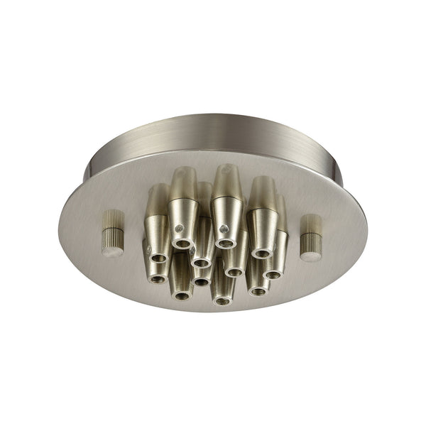 ELK Home - 12SR-SN - 12 Light Canopy - Pendant Options - Satin Nickel from Lighting & Bulbs Unlimited in Charlotte, NC