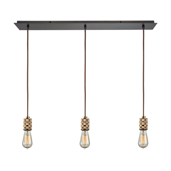 ELK Home - 14391/3LP - Three Light Pendant - Camley - Oil Rubbed Bronze from Lighting & Bulbs Unlimited in Charlotte, NC