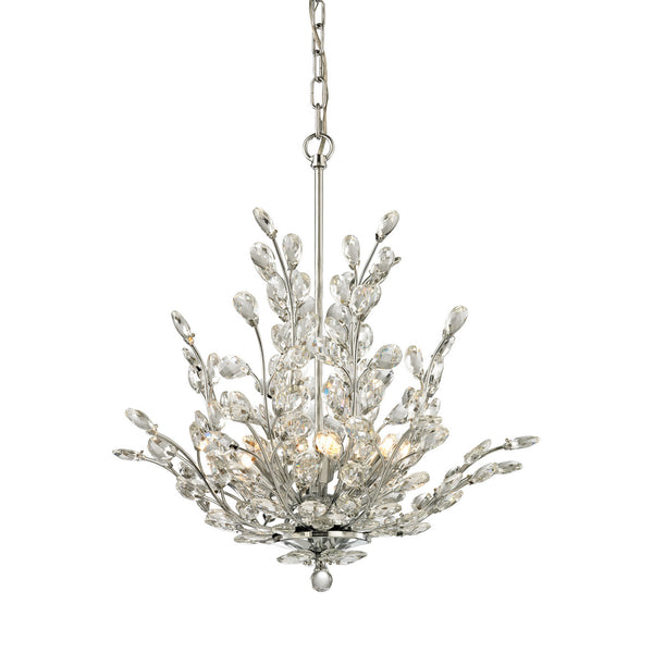 ELK Home - 45262/6 - Six Light Chandelier - Crystique - Polished Chrome from Lighting & Bulbs Unlimited in Charlotte, NC