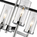 Four Light Chandelier from the Smyth CH Collection in Chrome Finish by Golden