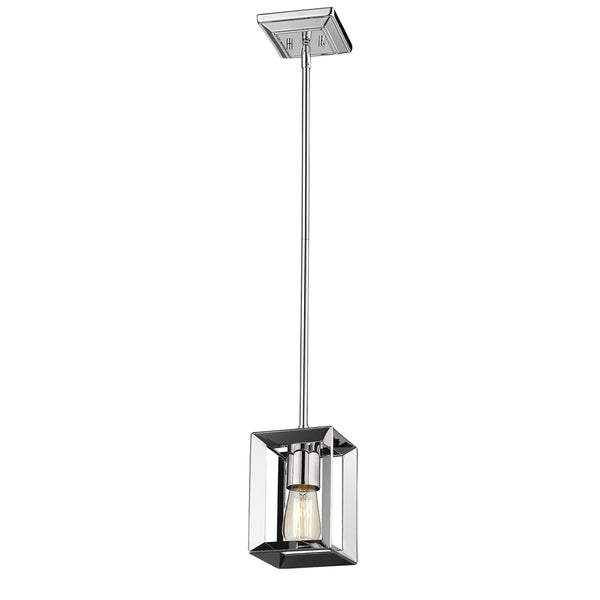 One Light Mini Pendant from the Smyth CH Collection in Chrome Finish by Golden