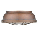 Golden - 7312-FM CP - Two Light Flush Mount - Bartlett CP - Copper Patina from Lighting & Bulbs Unlimited in Charlotte, NC