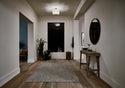 Three Light Semi Flush Mount from the Arlo Collection in Natural Brass Finish by Kichler