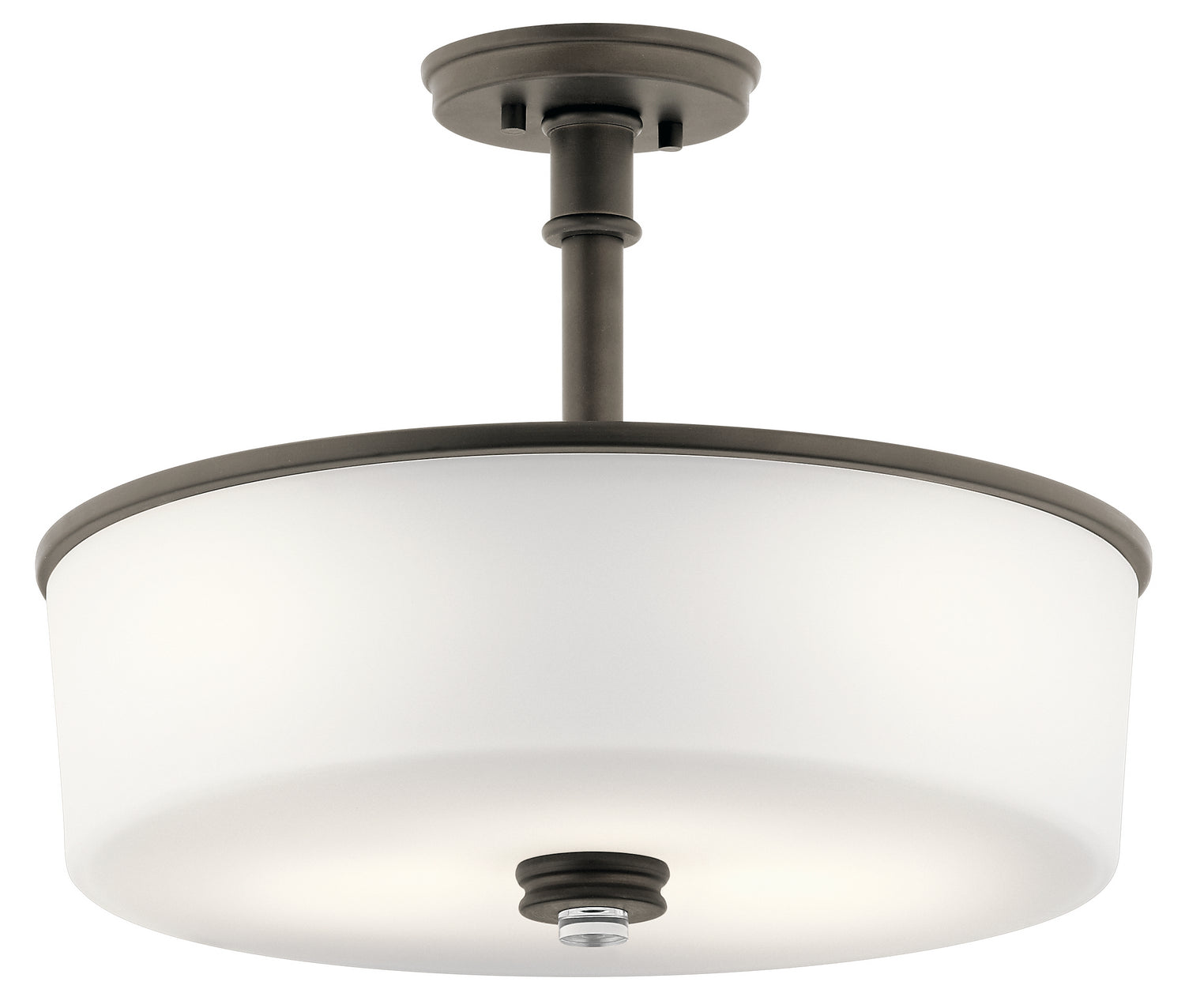 Kichler - 43925OZ - Three Light Pendant/Semi Flush Mount - Joelson - Olde Bronze from Lighting & Bulbs Unlimited in Charlotte, NC