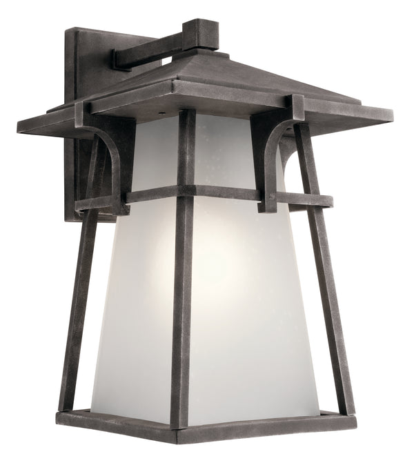 Kichler - 49723WZC - One Light Outdoor Wall Mount - Beckett - Weathered Zinc from Lighting & Bulbs Unlimited in Charlotte, NC