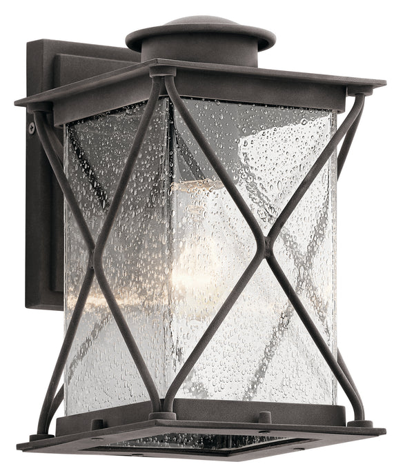 Kichler - 49743WZC - One Light Outdoor Wall Mount - Argyle - Weathered Zinc from Lighting & Bulbs Unlimited in Charlotte, NC