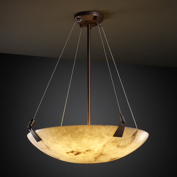 Justice Designs - FAL-9641-35-DBRZ-LED3-3000 - LED Pendant - LumenAria - Dark Bronze from Lighting & Bulbs Unlimited in Charlotte, NC