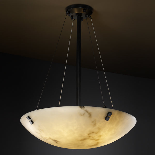 Justice Designs - FAL-9667-35-MBLK-F2-LED6-6000 - LED Pendant - LumenAria - Matte Black from Lighting & Bulbs Unlimited in Charlotte, NC