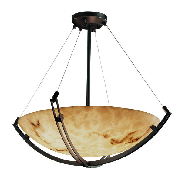 Justice Designs - FAL-9721-35-DBRZ-LED3-3000 - LED Pendant - LumenAria - Dark Bronze from Lighting & Bulbs Unlimited in Charlotte, NC
