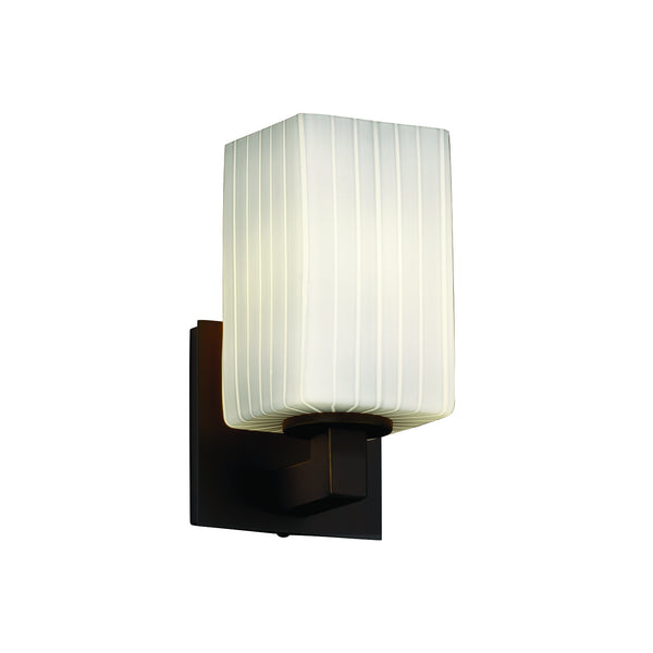 Justice Designs - FSN-8921-15-RBON-DBRZ - Wall Sconce - Fusion - Dark Bronze from Lighting & Bulbs Unlimited in Charlotte, NC