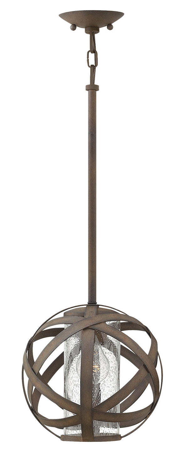 Hinkley - 29707VI - LED Outdoor Pendant - Carson - Vintage Iron from Lighting & Bulbs Unlimited in Charlotte, NC