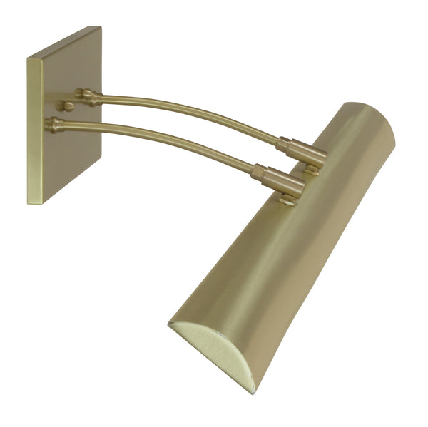 LED Picture Light from the Zenith Collection in Satin Brass Finish by House of Troy