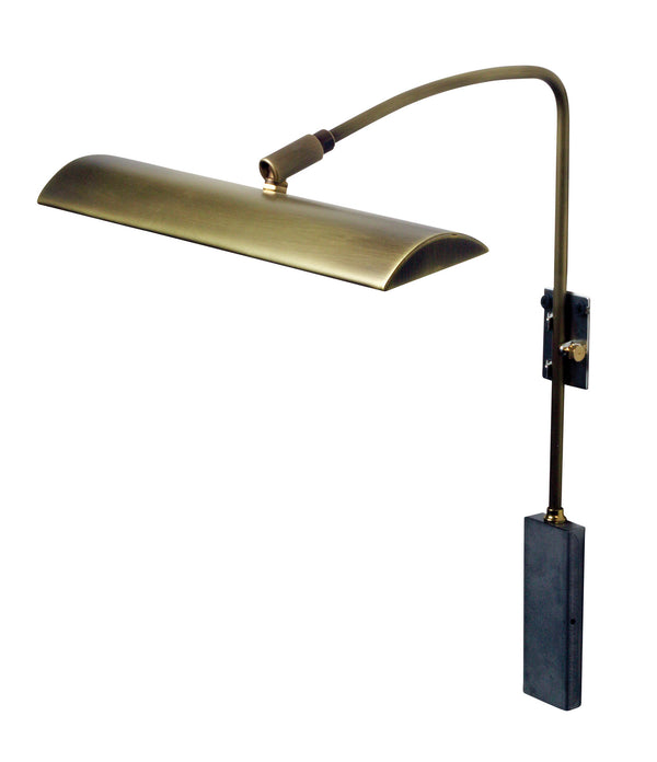LED Picture Light from the Zenith Collection in Antique Brass Finish by House of Troy