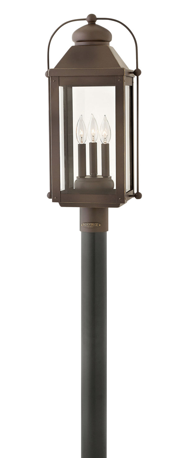 Hinkley - 1851LZ - LED Post Top/ Pier Mount - Anchorage - Light Oiled Bronze from Lighting & Bulbs Unlimited in Charlotte, NC