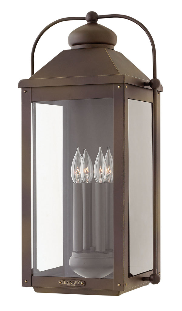Hinkley - 1858LZ - LED Wall Mount - Anchorage - Light Oiled Bronze from Lighting & Bulbs Unlimited in Charlotte, NC