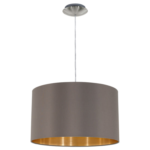 Eglo USA - 31603A - One Light Pendant - Maserlo - Satin Nickel from Lighting & Bulbs Unlimited in Charlotte, NC