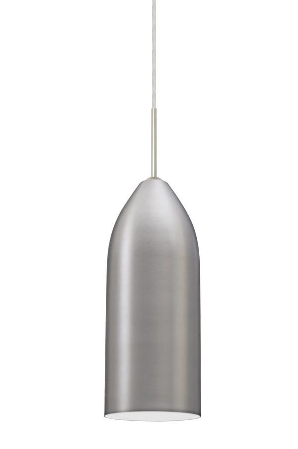 Besa - 1JT-LINDWH-LED-SN - One Light Pendant - Lindy - Satin Nickel from Lighting & Bulbs Unlimited in Charlotte, NC