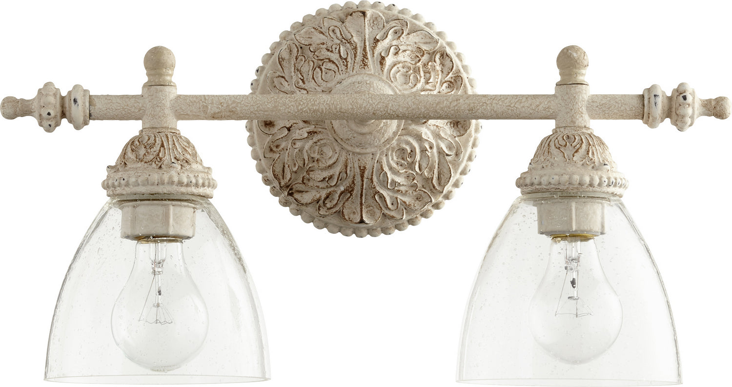 Quorum - 5257-2-70 - Two Light Vanity - 5257 Vanities - Persian White w/ Clear/Seeded from Lighting & Bulbs Unlimited in Charlotte, NC