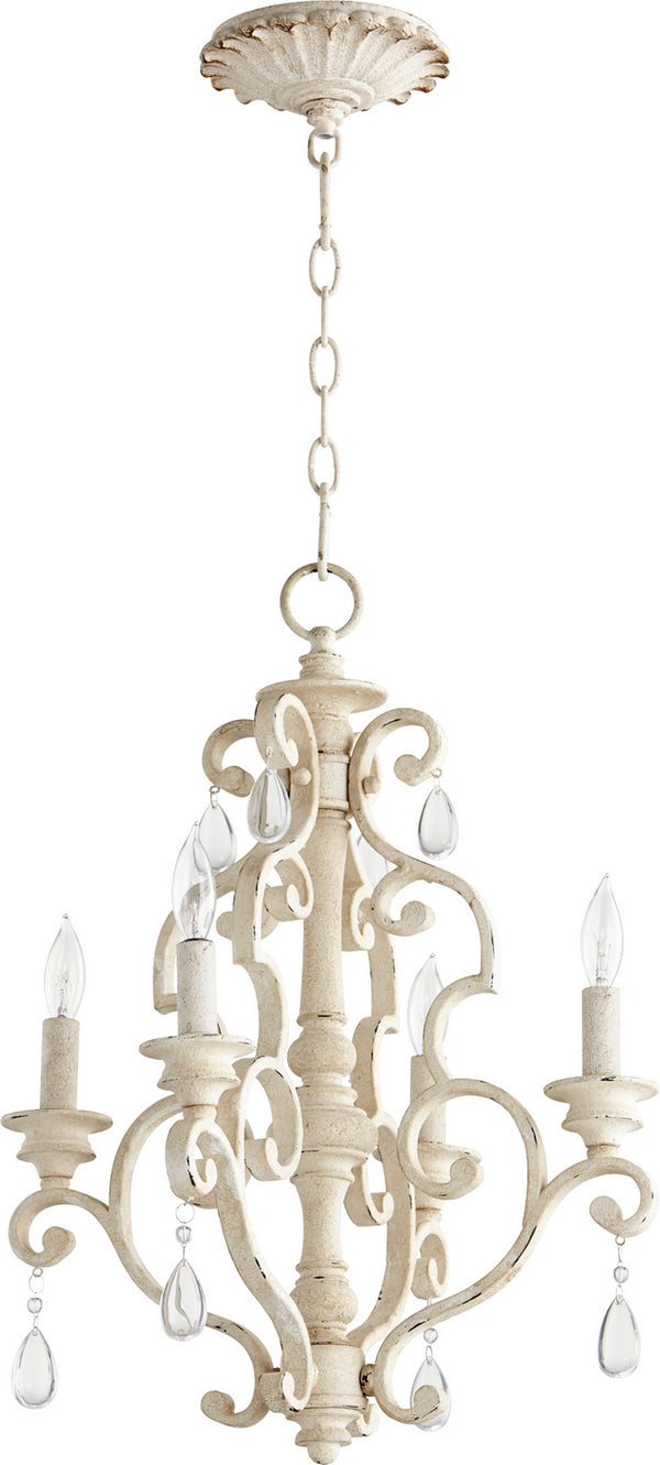 Quorum - 6073-4-70 - Four Light Chandelier - San Miguel - Persian White from Lighting & Bulbs Unlimited in Charlotte, NC