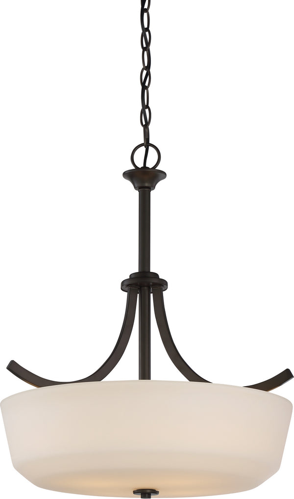 Nuvo Lighting - 60-5927 - Four Light Pendant - Laguna - Forest Bronze from Lighting & Bulbs Unlimited in Charlotte, NC
