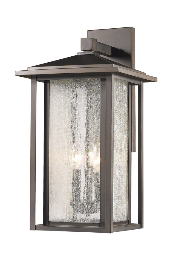 Z-Lite - 554XL-ORB - Three Light Outdoor Wall Sconce - Aspen - Oil Rubbed Bronze from Lighting & Bulbs Unlimited in Charlotte, NC