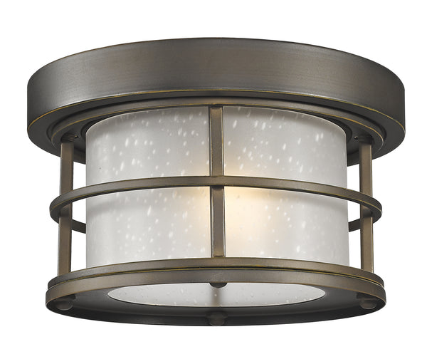 Z-Lite - 556F-ORB - One Light Outdoor Flush Mount - Exterior Additions - Oil Rubbed Bronze from Lighting & Bulbs Unlimited in Charlotte, NC