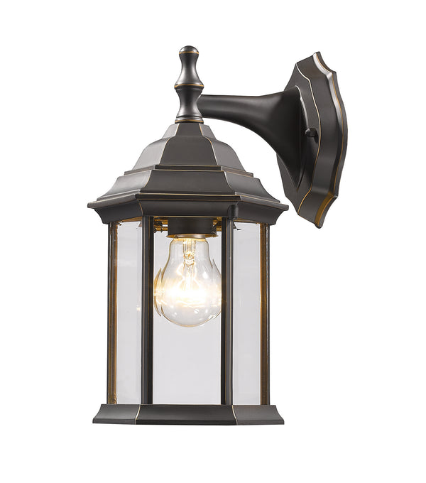 Z-Lite - T21-ORB - One Light Outdoor Wall Sconce - Waterdown - Oil Rubbed Bronze from Lighting & Bulbs Unlimited in Charlotte, NC