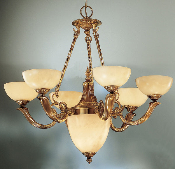 Classic Lighting - 5667 ABZ - Seven Light Chandelier - Valencia - Antique Bronze from Lighting & Bulbs Unlimited in Charlotte, NC