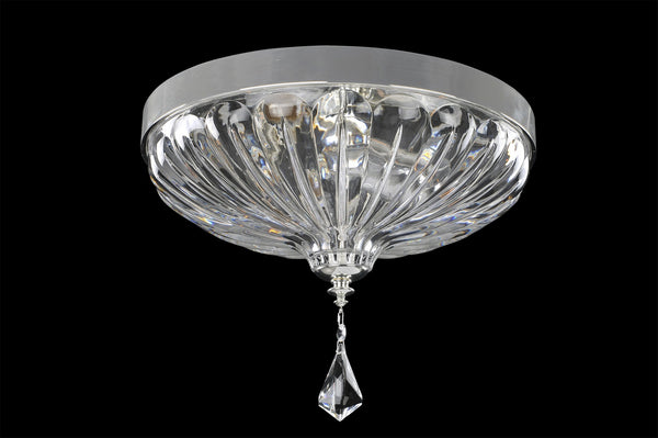 Allegri - 028540-017-FR001 - Two Light Flush Mount - Orecchini - Two Tone Silver from Lighting & Bulbs Unlimited in Charlotte, NC