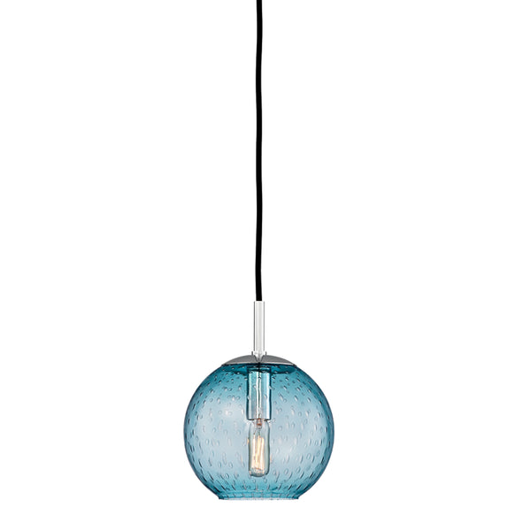 Hudson Valley - 2007-PC-BL - One Light Pendant - Rousseau - Polished Chrome from Lighting & Bulbs Unlimited in Charlotte, NC