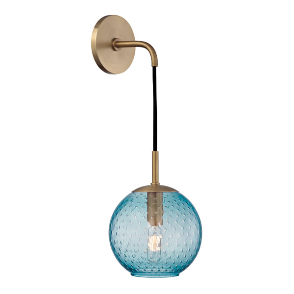 Hudson Valley - 2020-AGB-BL - One Light Wall Sconce - Rousseau - Aged Brass from Lighting & Bulbs Unlimited in Charlotte, NC