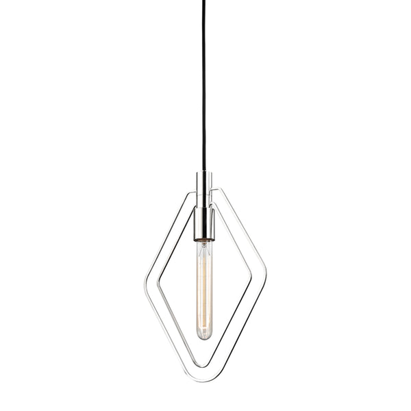 Hudson Valley - 3040-PN - One Light Pendant - Masonville - Polished Nickel from Lighting & Bulbs Unlimited in Charlotte, NC