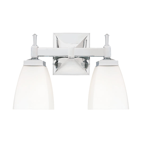 Hudson Valley - 652-PC - Two Light Bath Bracket - Kent - Polished Chrome from Lighting & Bulbs Unlimited in Charlotte, NC