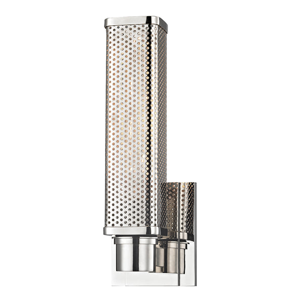 Hudson Valley - 7031-PN - One Light Wall Sconce - Gibbs - Polished Nickel from Lighting & Bulbs Unlimited in Charlotte, NC