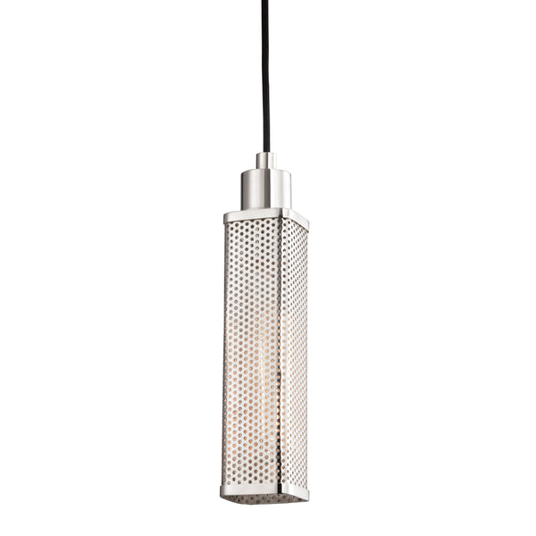 Hudson Valley - 7033-PN - One Light Pendant - Gibbs - Polished Nickel from Lighting & Bulbs Unlimited in Charlotte, NC