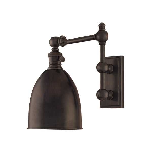 Hudson Valley - 761-OB - One Light Wall Sconce - Roslyn - Old Bronze from Lighting & Bulbs Unlimited in Charlotte, NC