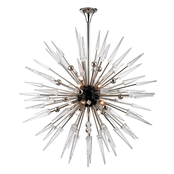 Hudson Valley - 9048-PN - 18 Light Chandelier - Sparta - Polished Nickel from Lighting & Bulbs Unlimited in Charlotte, NC