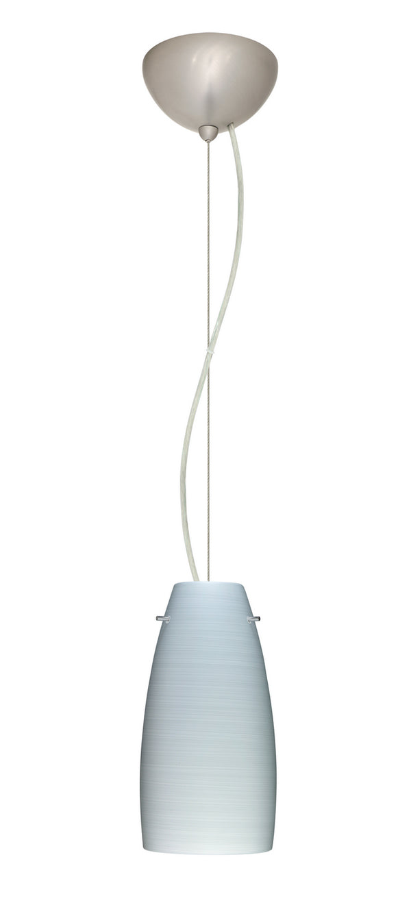 Besa - 1KX-1512KR-LED-SN - One Light Pendant - Tao - Satin Nickel from Lighting & Bulbs Unlimited in Charlotte, NC