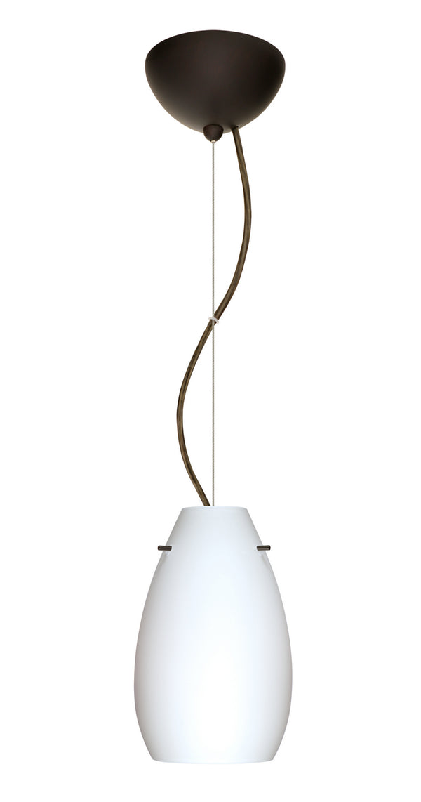 Besa - 1KX-412607-LED-BR - One Light Pendant - Pera - Bronze from Lighting & Bulbs Unlimited in Charlotte, NC