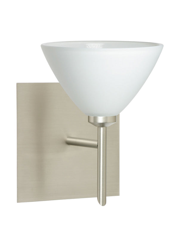 Besa - 1SW-174307-SN-SQ - One Light Wall Sconce - Kona - Satin Nickel from Lighting & Bulbs Unlimited in Charlotte, NC