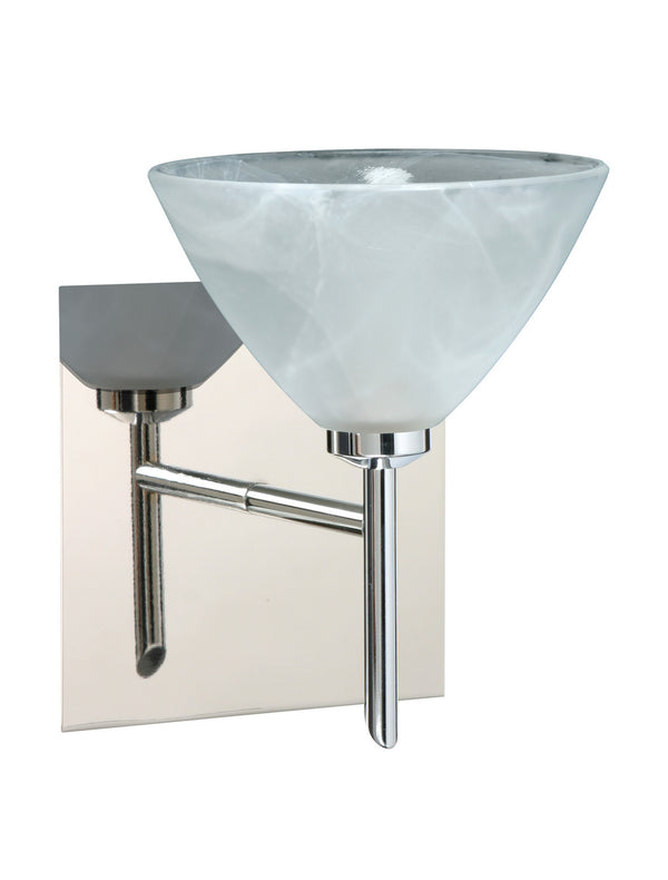 Besa - 1SW-174352-CR-SQ - One Light Wall Sconce - Domi - Chrome from Lighting & Bulbs Unlimited in Charlotte, NC