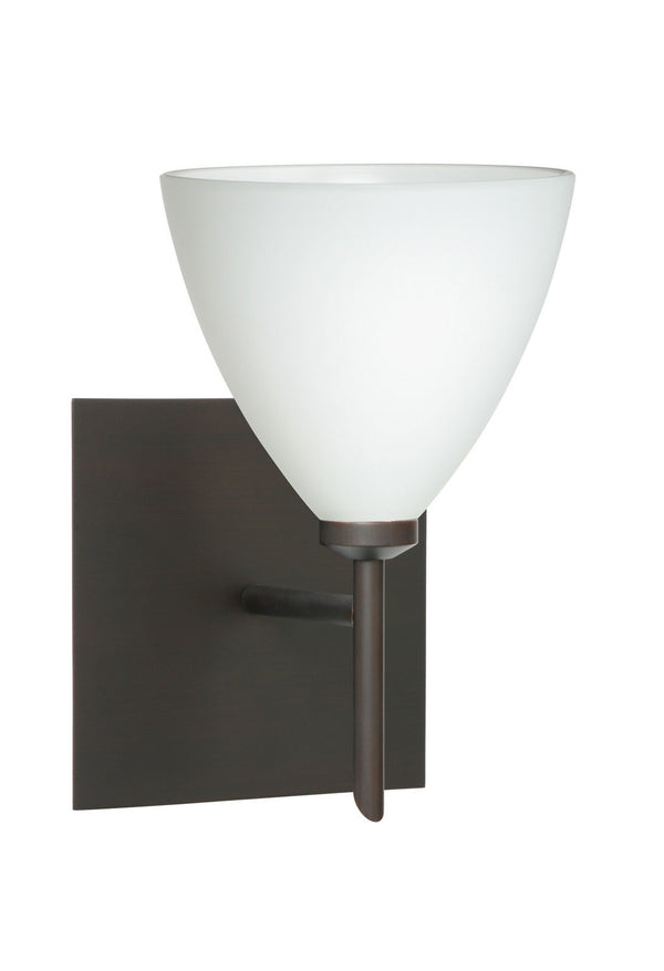 Besa - 1SW-177907-BR-SQ - One Light Wall Sconce - Mia - Bronze from Lighting & Bulbs Unlimited in Charlotte, NC