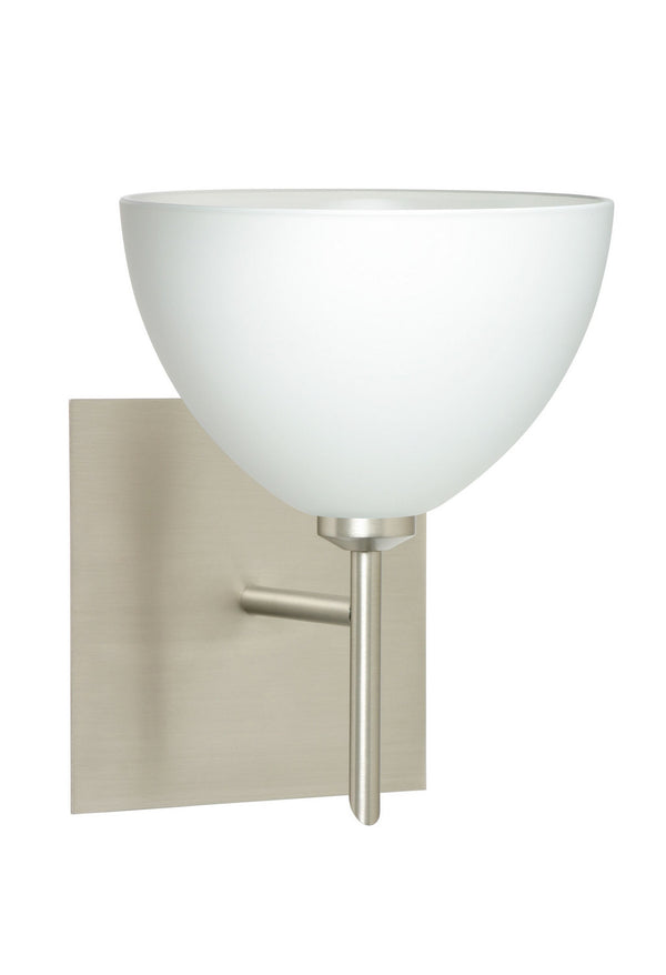 Besa - 1SW-467907-SN-SQ - One Light Wall Sconce - Brella - Satin Nickel from Lighting & Bulbs Unlimited in Charlotte, NC