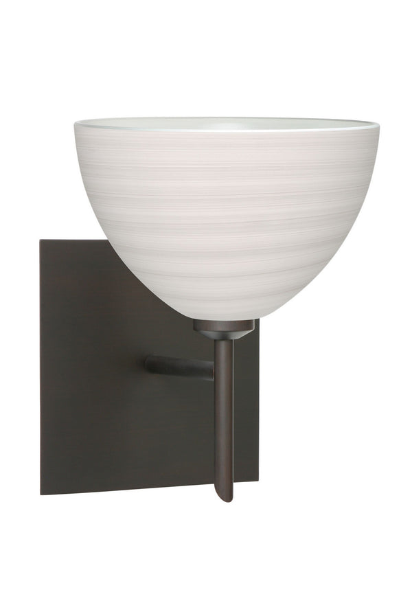 Besa - 1SW-4679KR-BR-SQ - One Light Wall Sconce - Brella - Bronze from Lighting & Bulbs Unlimited in Charlotte, NC