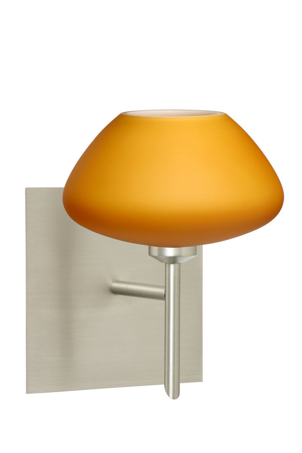Besa - 1SW-541080-SN-SQ - One Light Wall Sconce - Peri - Satin Nickel from Lighting & Bulbs Unlimited in Charlotte, NC