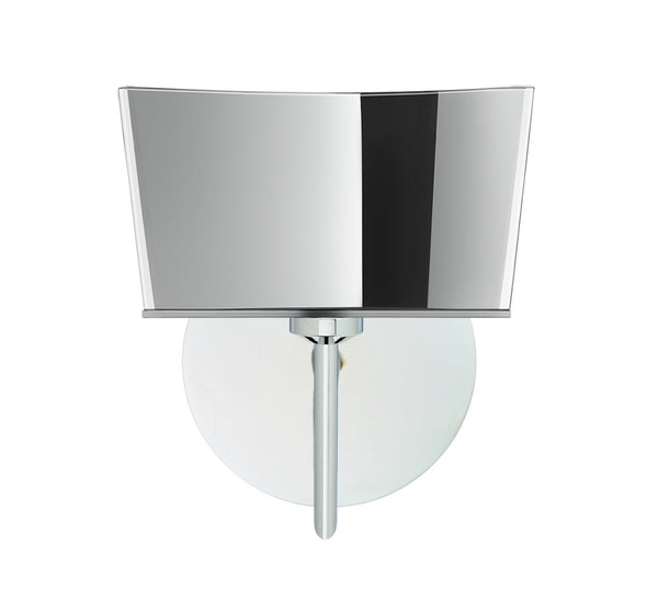 Besa - 1SW-6773MR-CR - One Light Wall Sconce - Groove - Chrome from Lighting & Bulbs Unlimited in Charlotte, NC